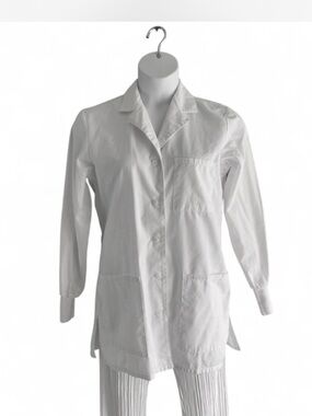 Cherokee White Medical Scrub Top